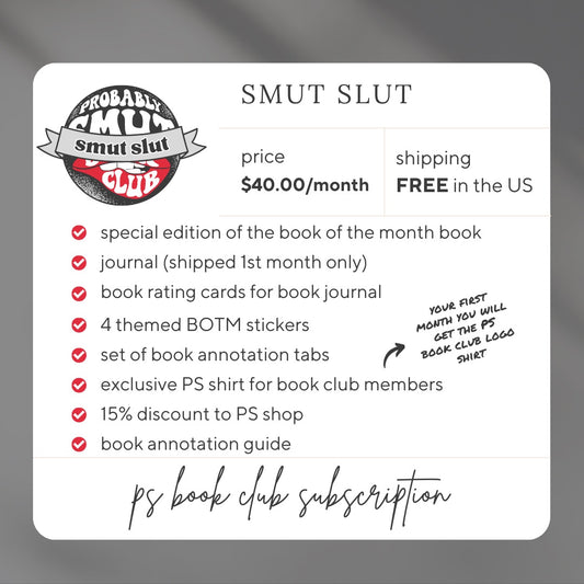 probably smut book club subscription