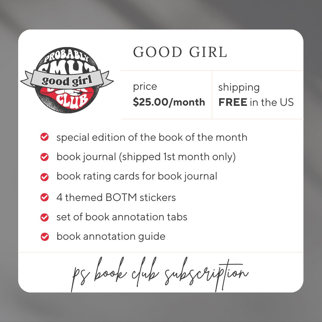 probably smut book club subscription