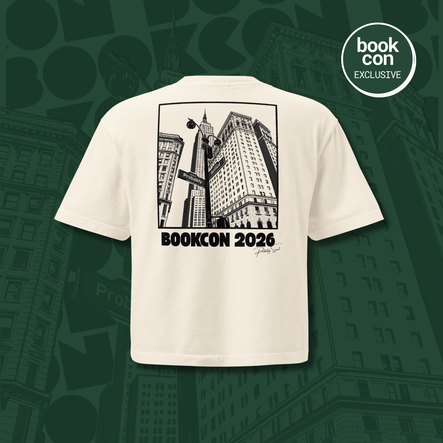BookCon 2026 boxy tee