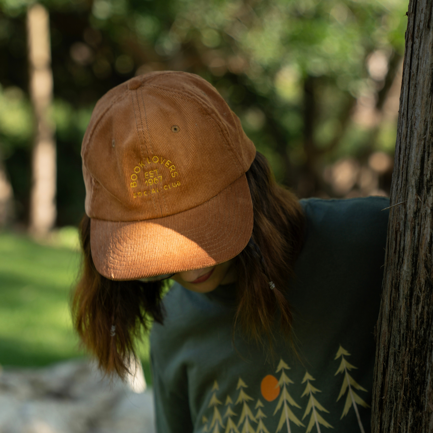 book lovers social club corduroy hat