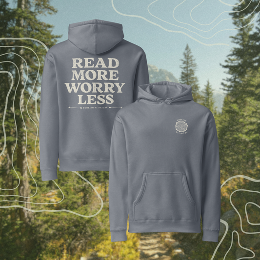 read more worry less hoodie
