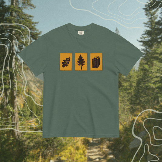 three patches  t-shirt