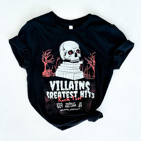 villains greatest hits rock tour t-shirt
