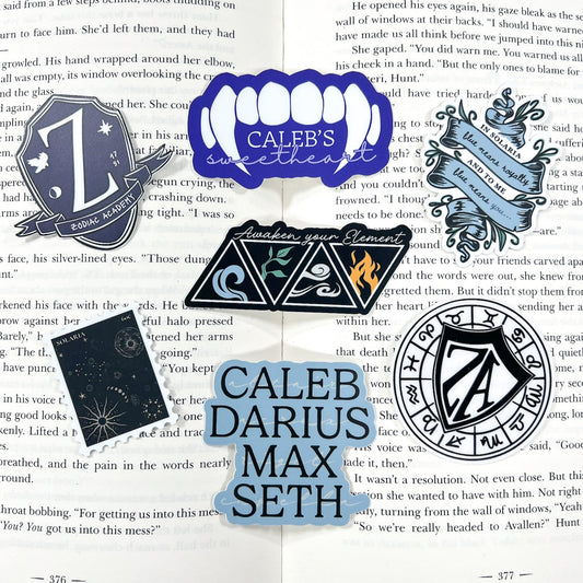 Zodiac Academy sticker bundle