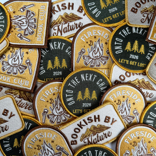bookish patches (set of 3)