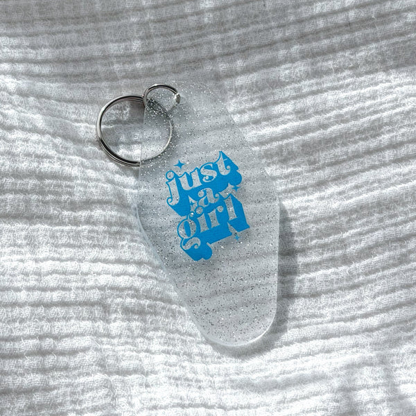just a girl keychain – probably smut
