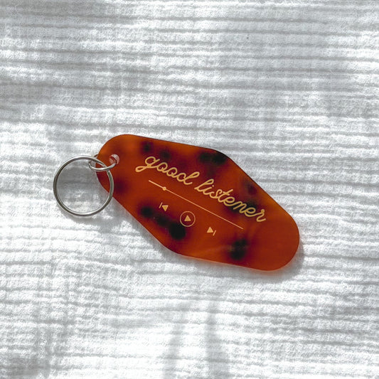 good listener keychain