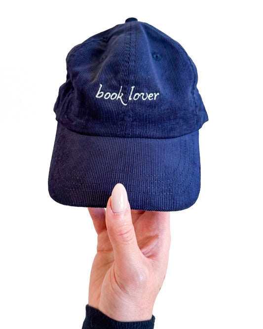 book lover corduroy hat