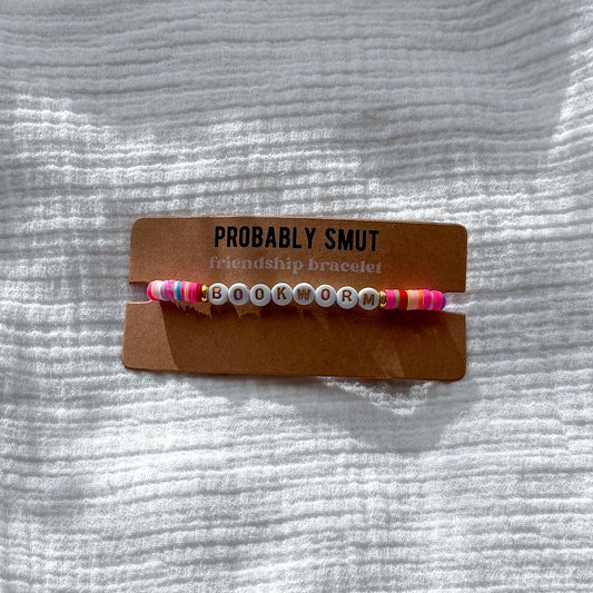 bookworm friendship bracelet