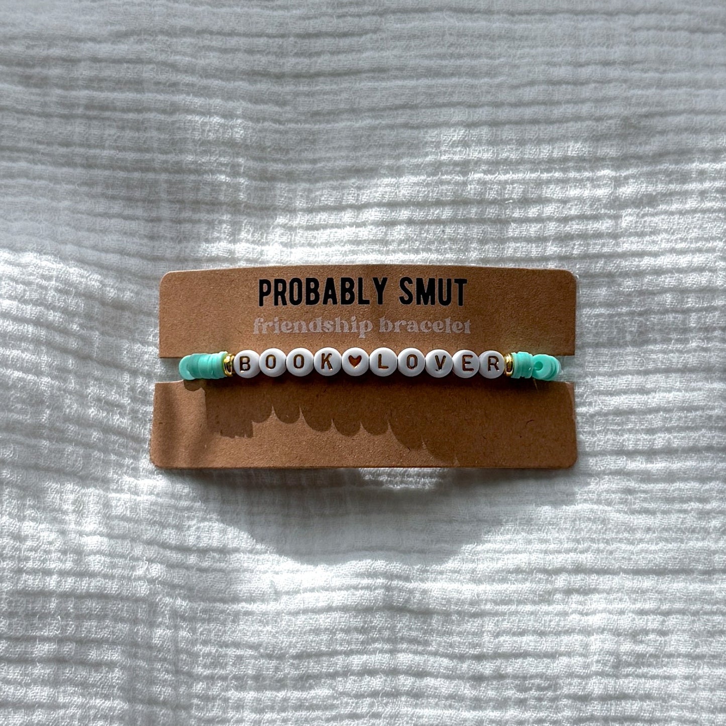 book lover friendship bracelet