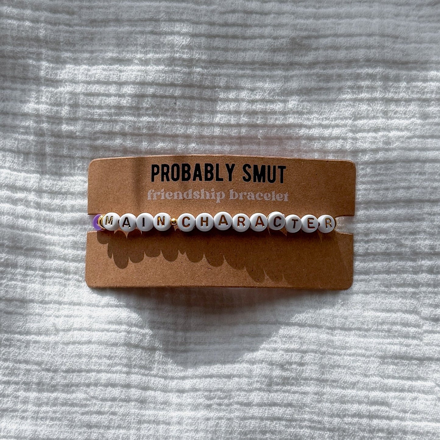 main character friendship bracelet