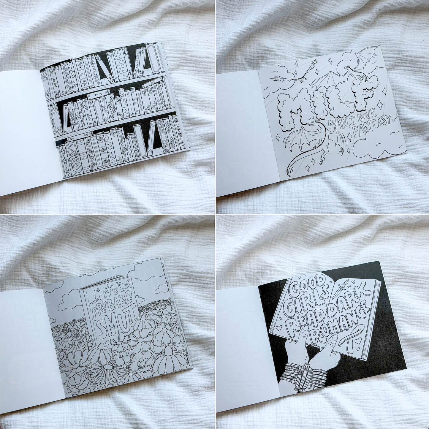 the romance reader coloring book