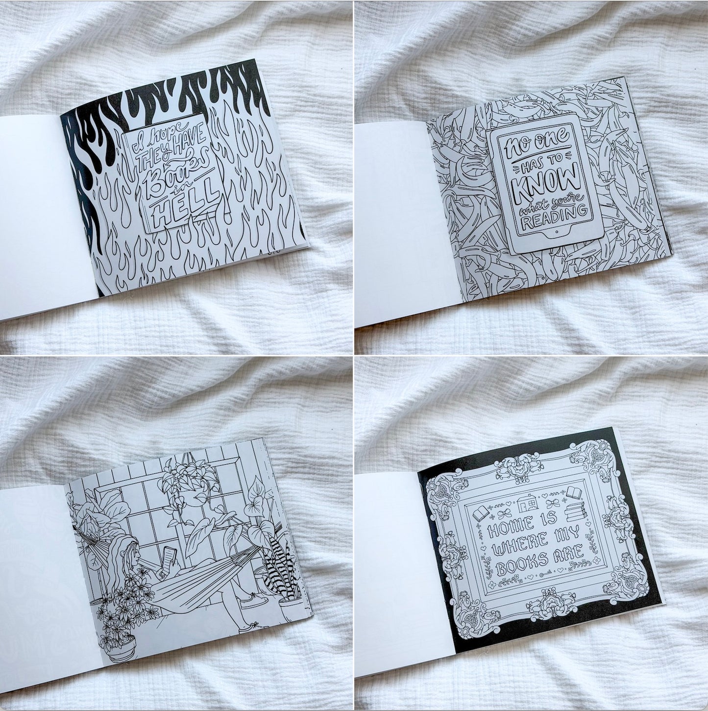 the romance reader coloring book