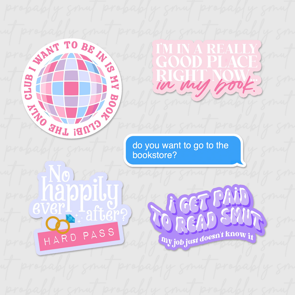 book babe sticker pack special
