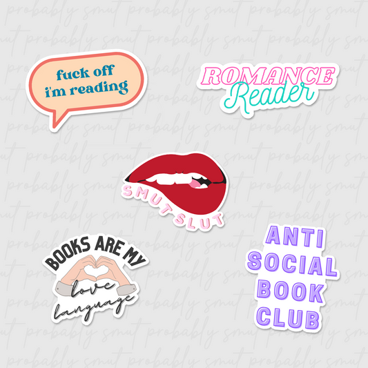 book club sticker pack
