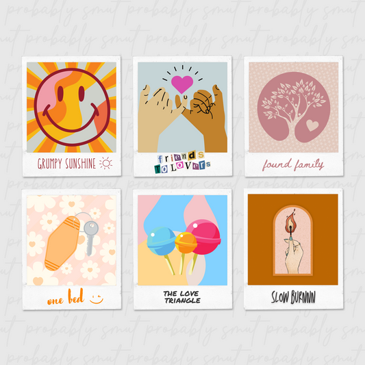 trope polaroid sticker pack #2