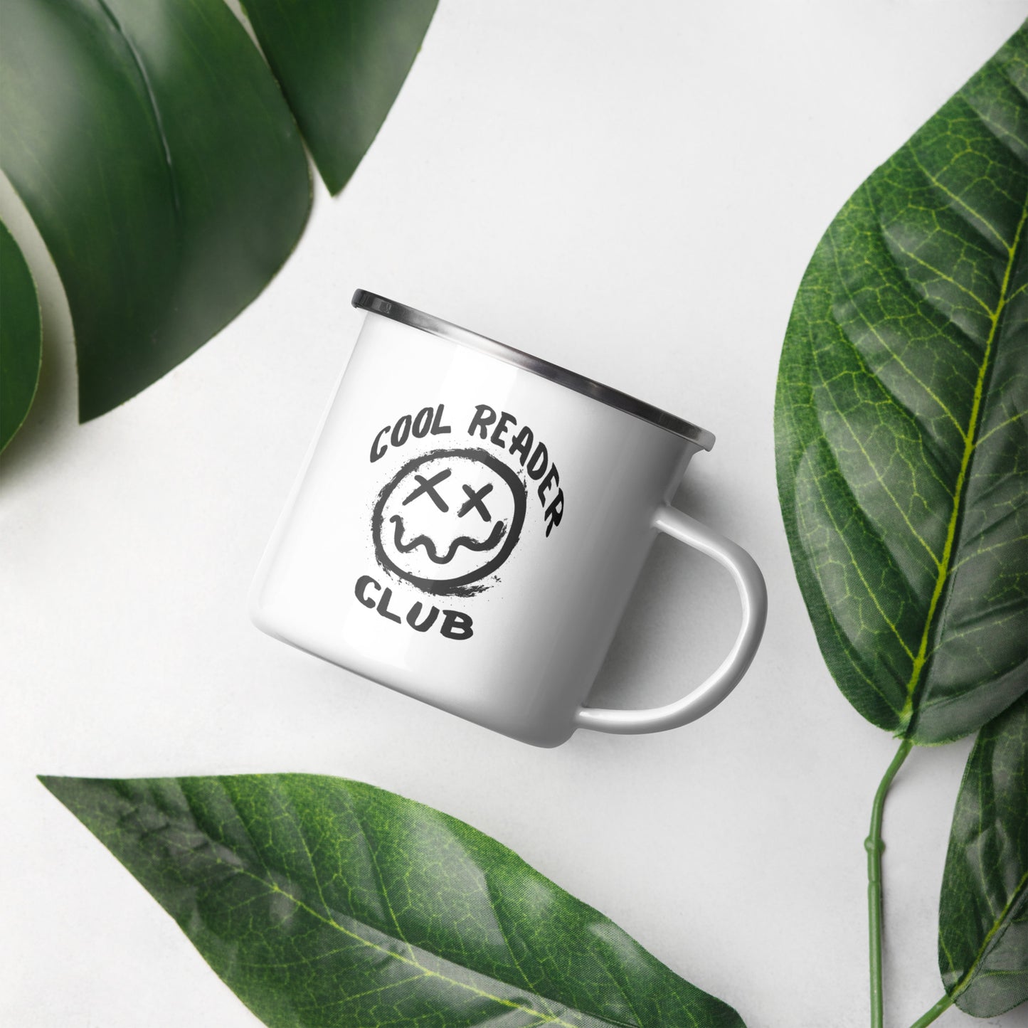 cool reader club enamel mug