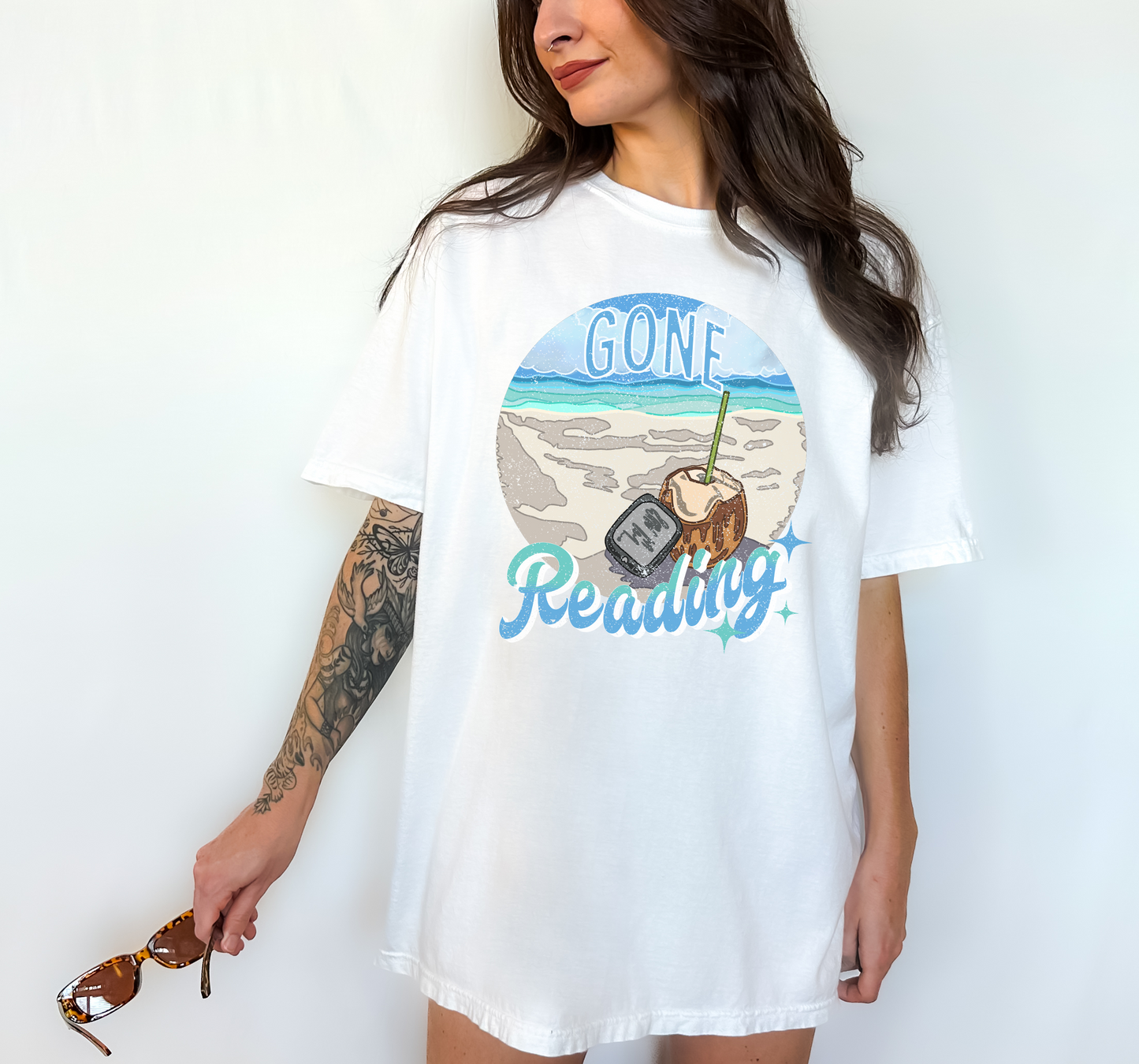 gone reading graphic tee