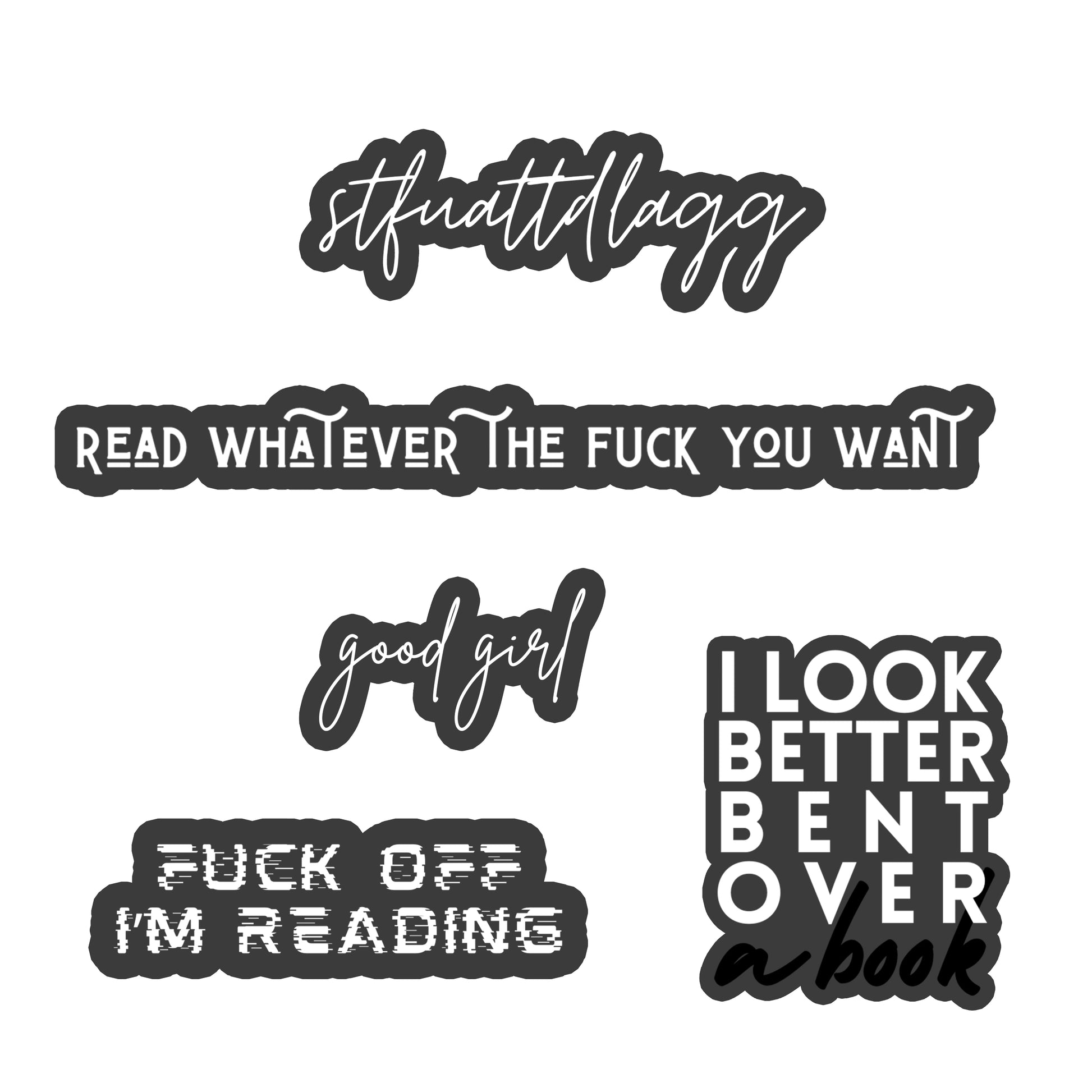 greatest hits sticker pack – probably smut
