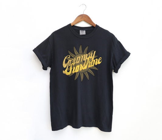 grumpy sunshine t-shirt in black