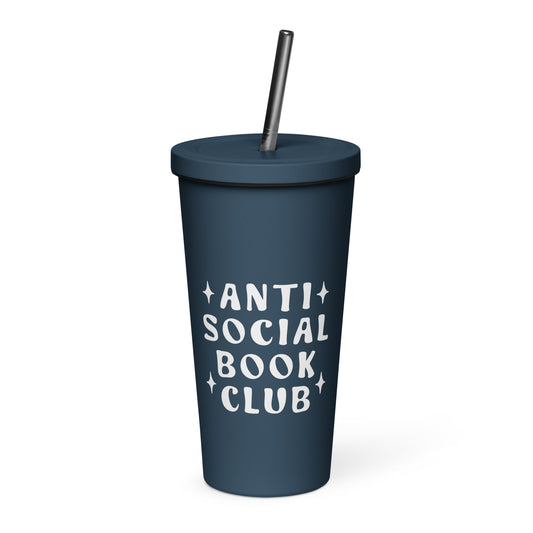 antisocial book club tumbler