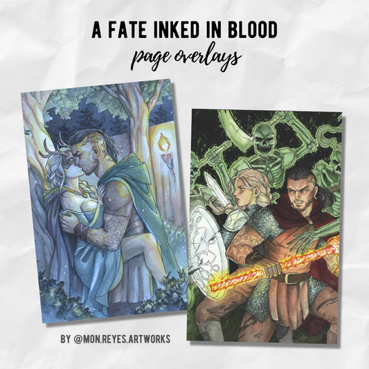 A Fate Inked in Blood - Page Overlays