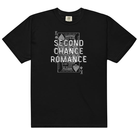 second chance romance t-shirt in black