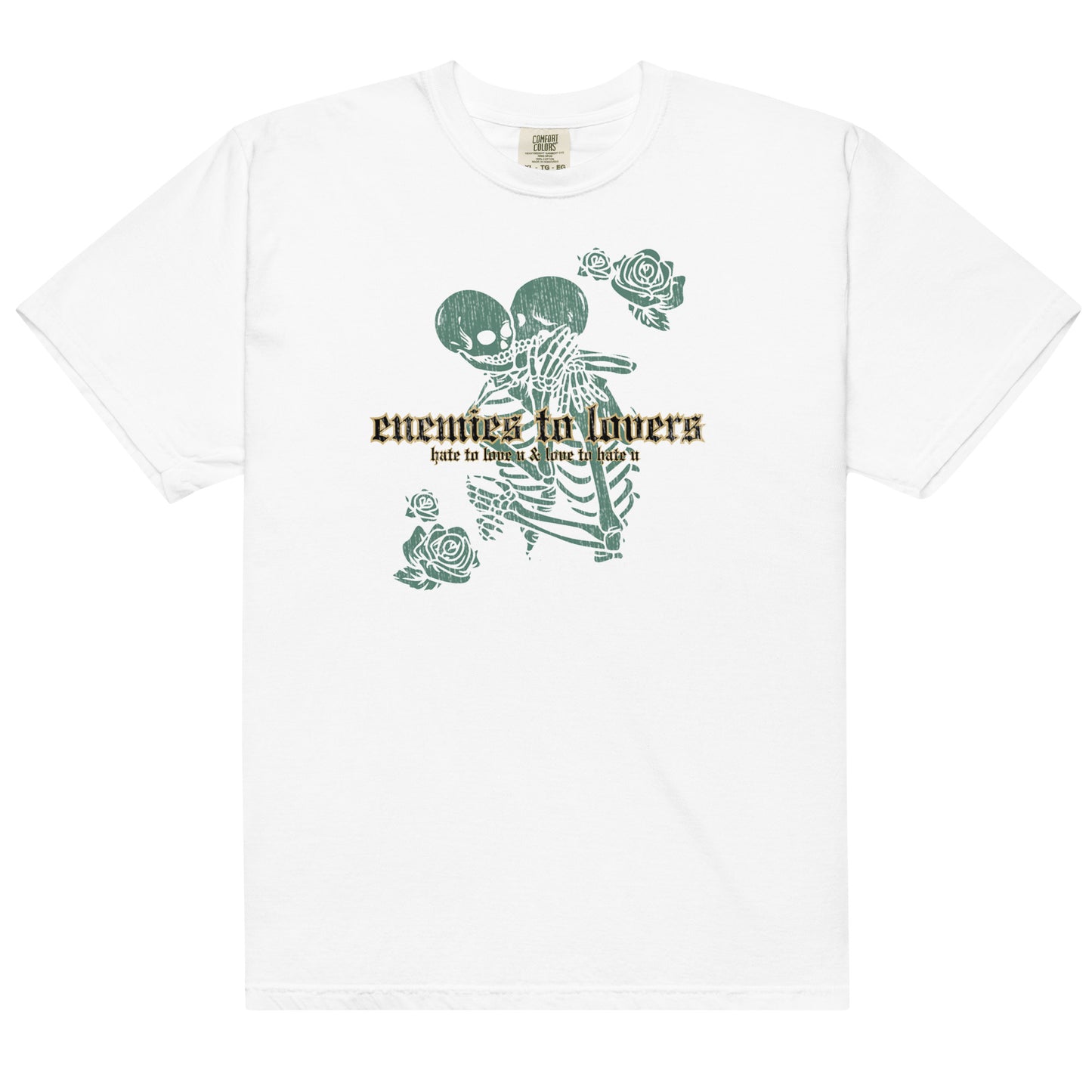 enemies to lovers t-shirt in white