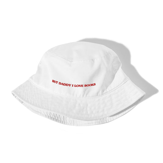 but daddy i love books bucket hat