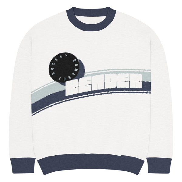 hockey romance reader knitted sweater – probably smut
