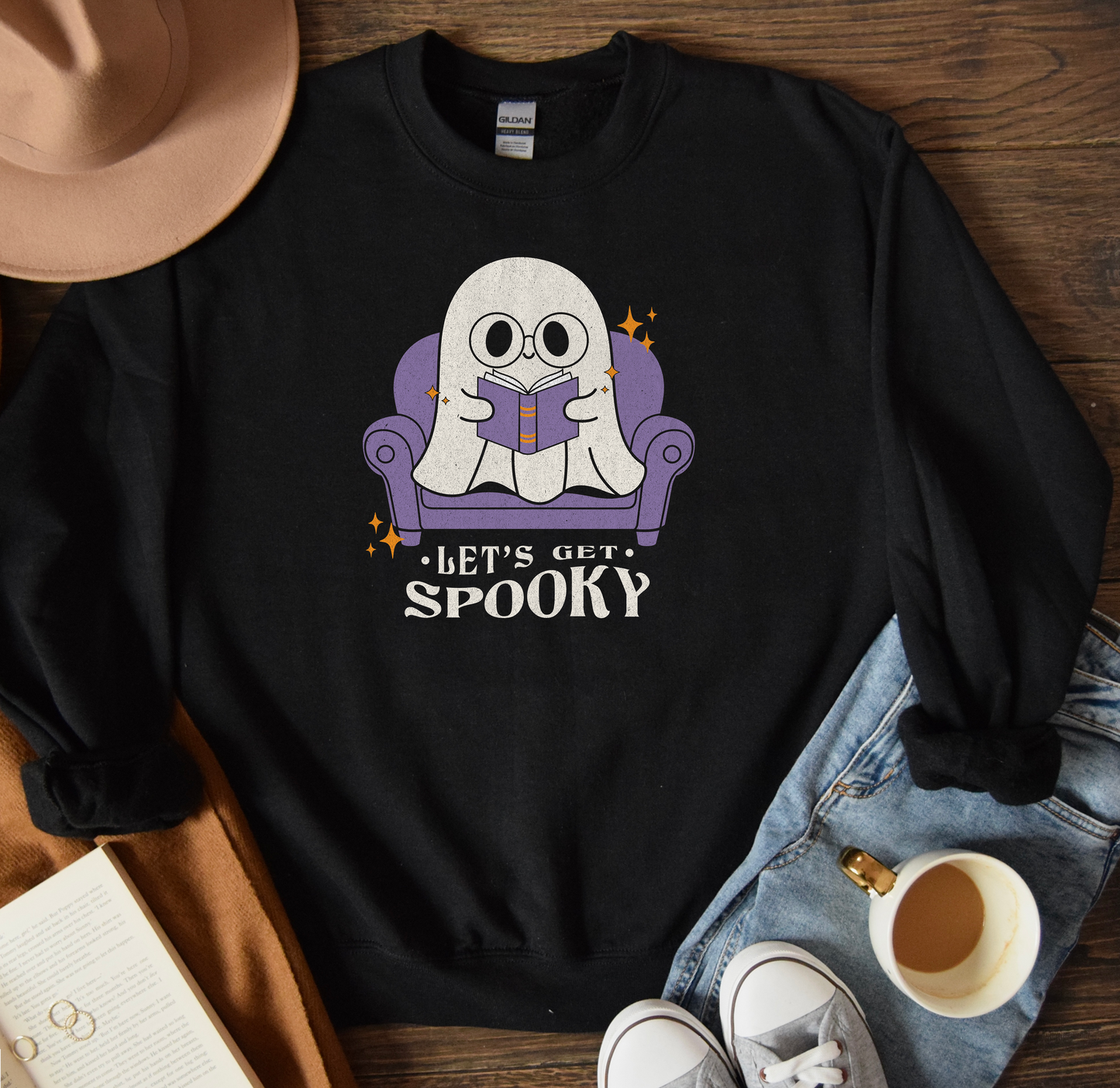 let's get spooky sweatshirt