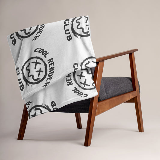 cool reader club throw blanket