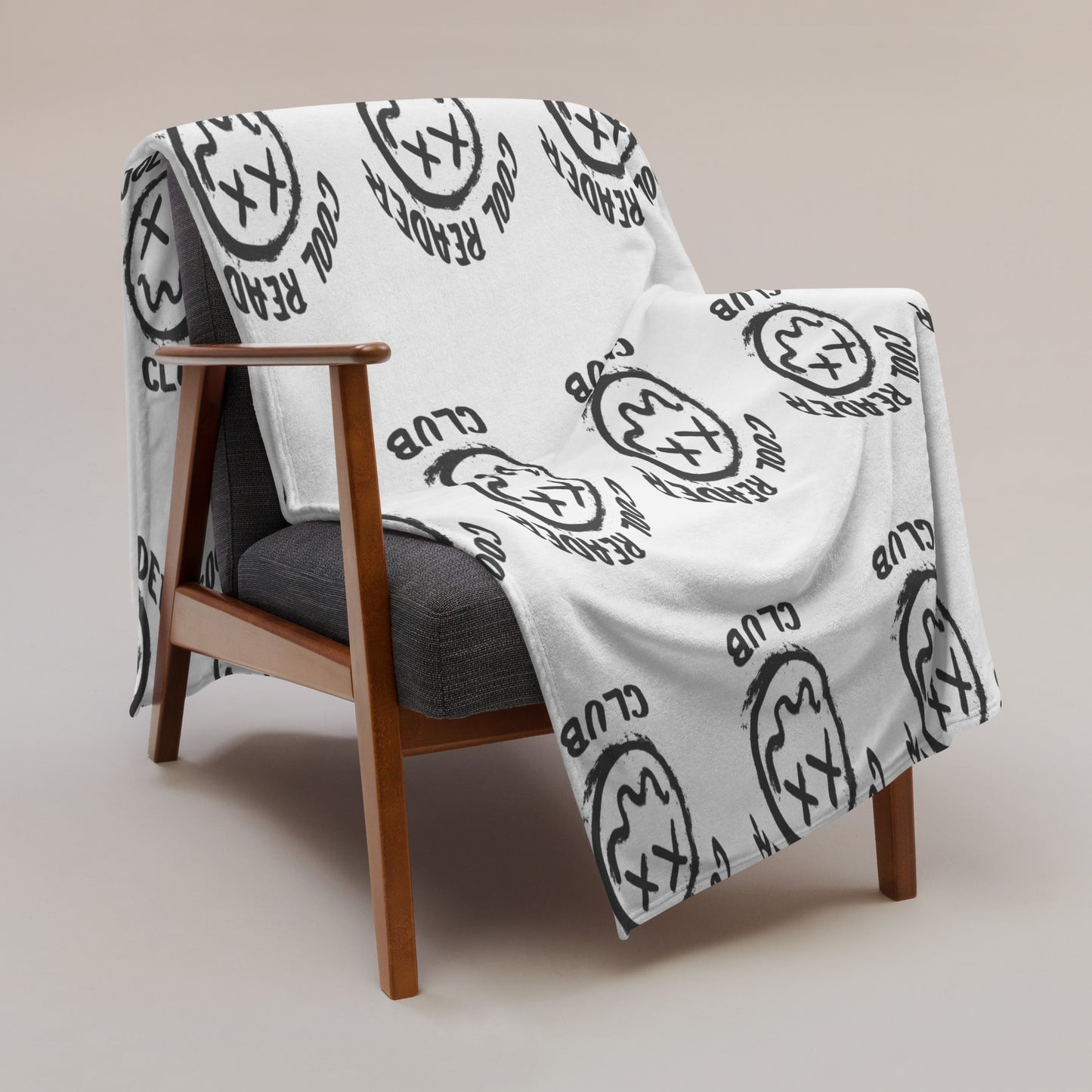 cool reader club throw blanket