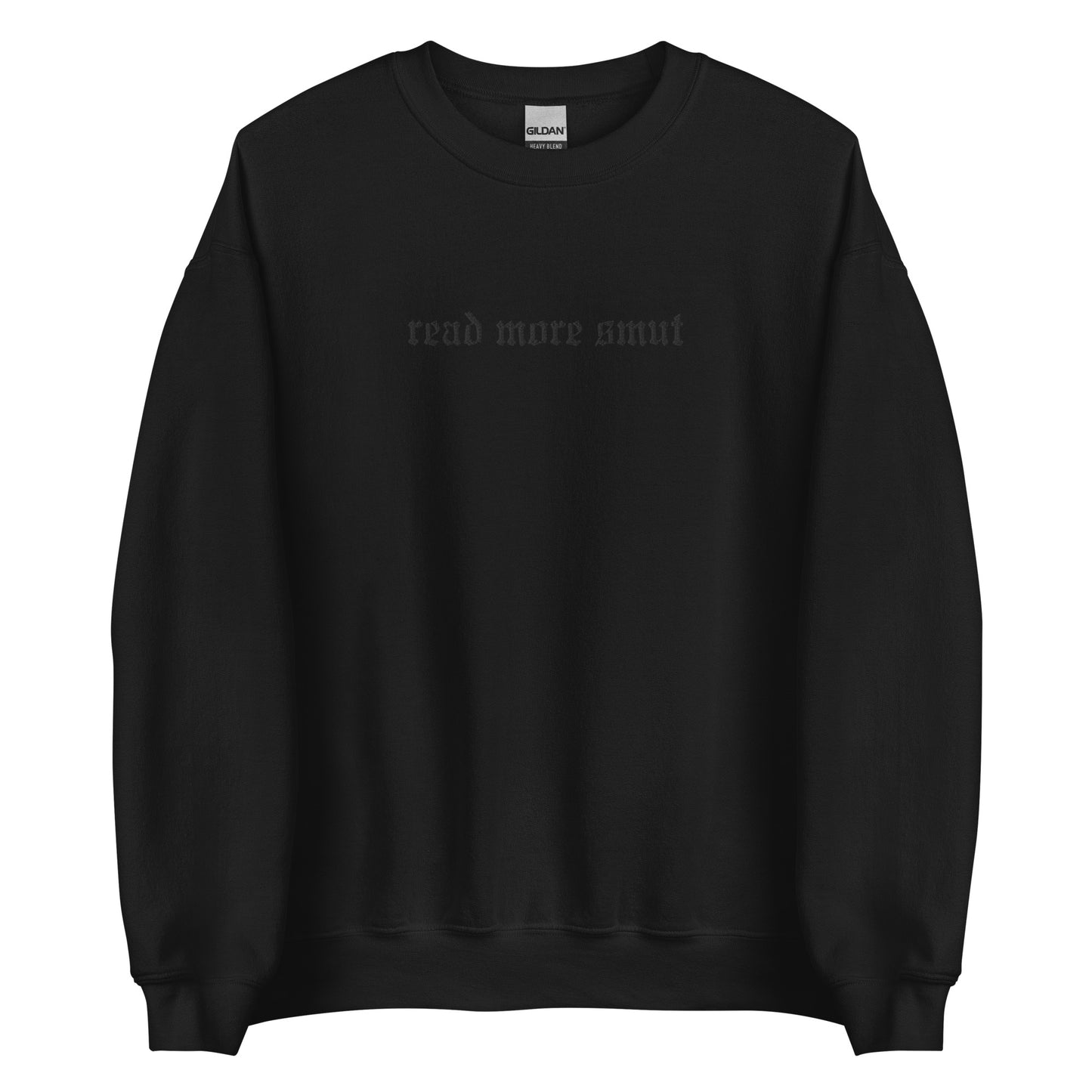 read more smut embroidered sweatshirt