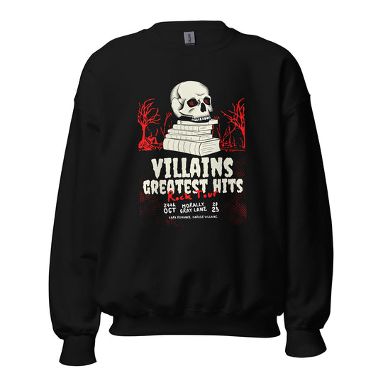 villains greatest hits rock tour sweatshirt