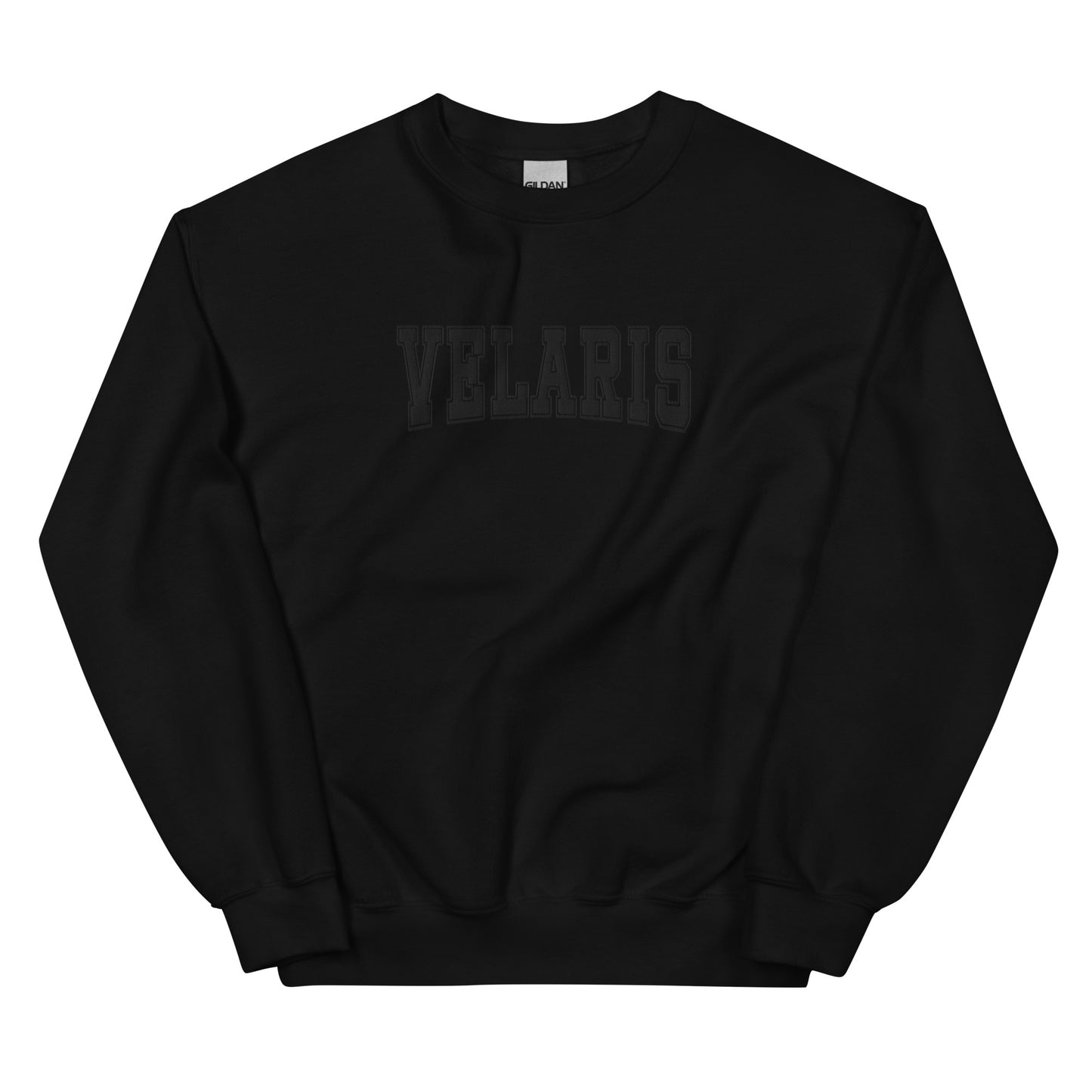 velaris varsity embroidered sweatshirt (black)