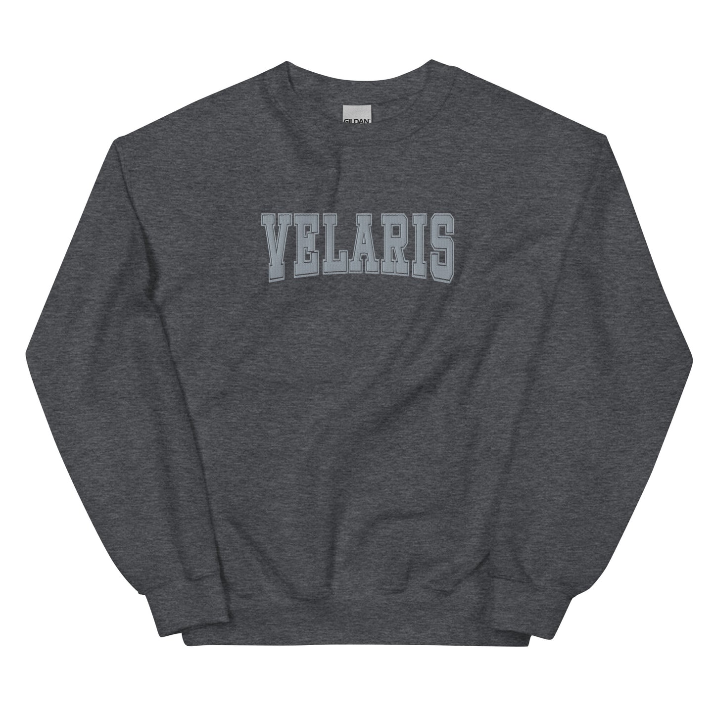 velaris varsity embroidered sweatshirt (dark grey)