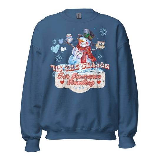 tis the season for romance reading sweatshirt