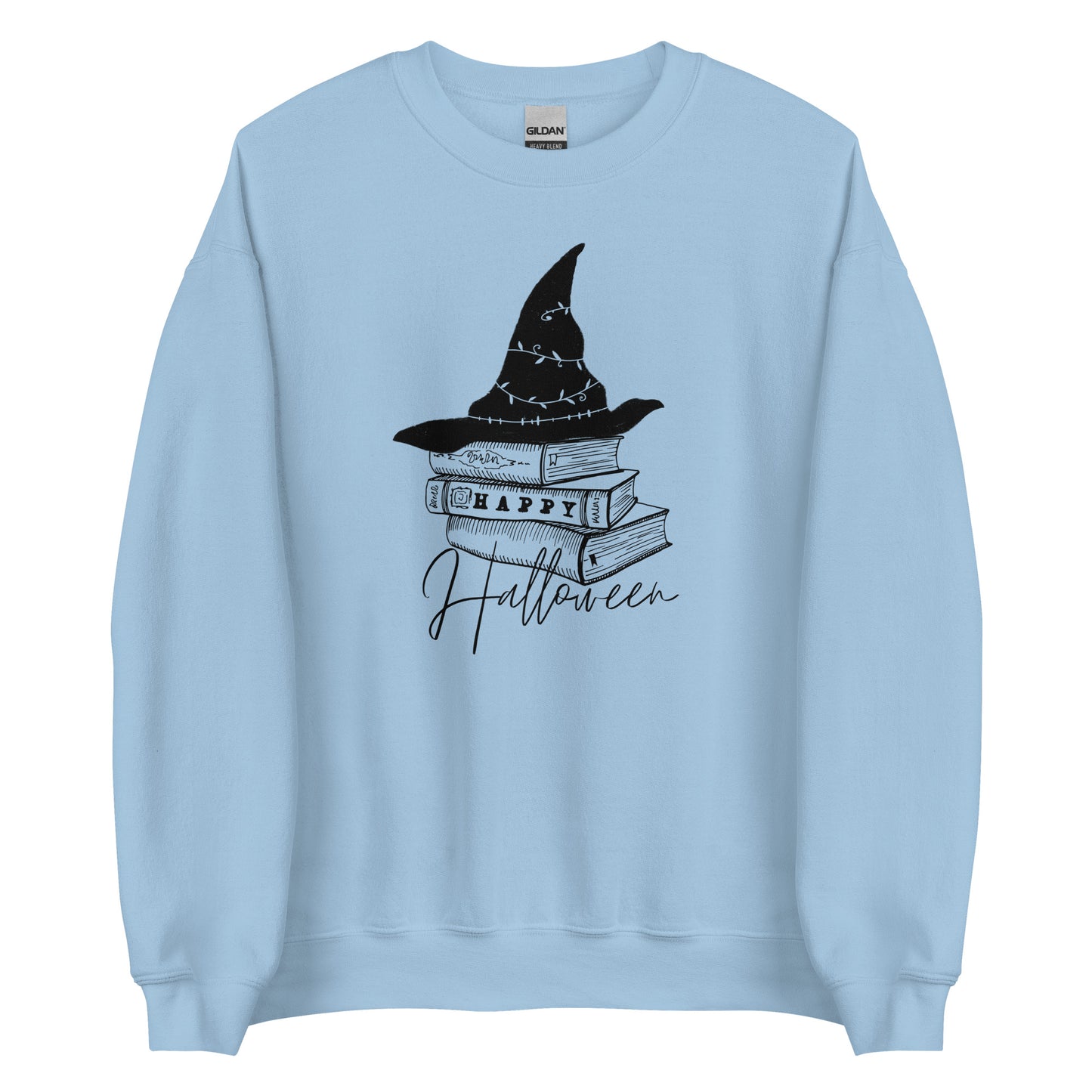 happy halloween books sweatshirt