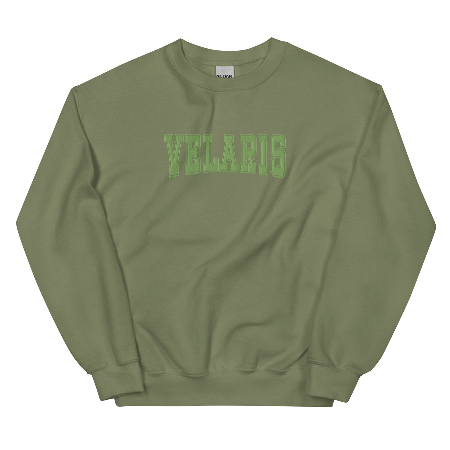 velaris varsity embroidered sweatshirt (green)