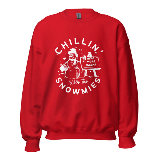 chillin with the snowmies sweatshirt (white)