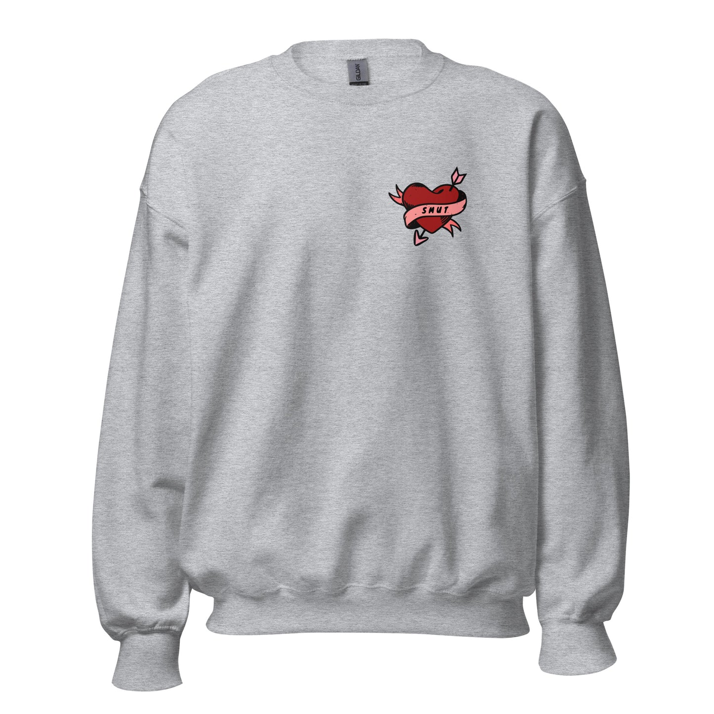 tattoo smut heart sweatshirt