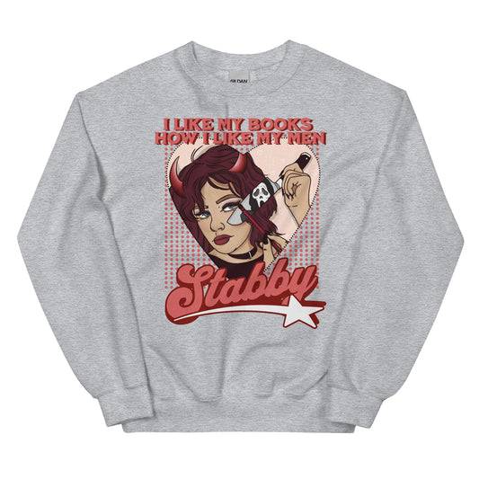 stabby sweatshirt