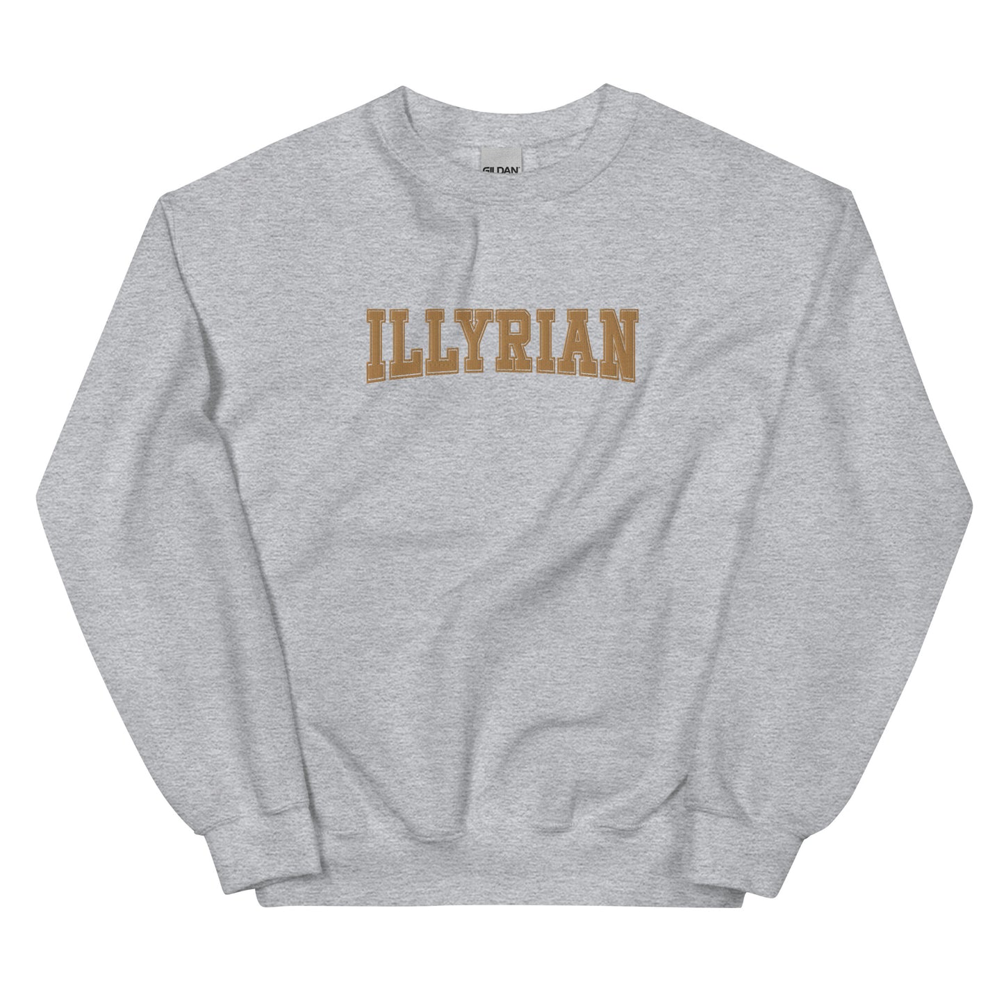 Illyrian varsity embroidered sweatshirt