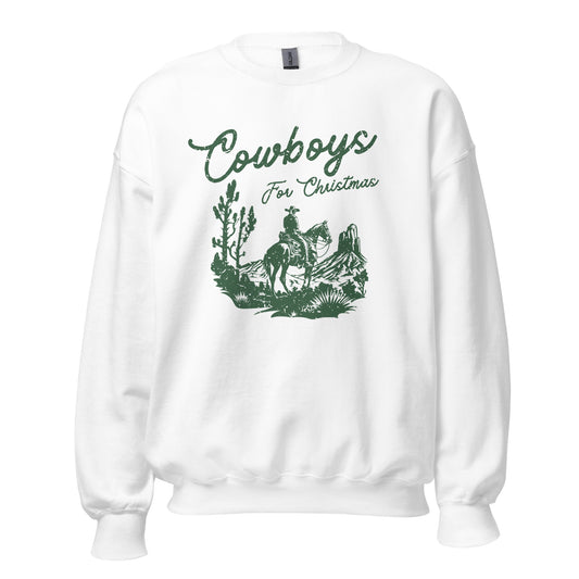 cowboys for christmas sweatshirt