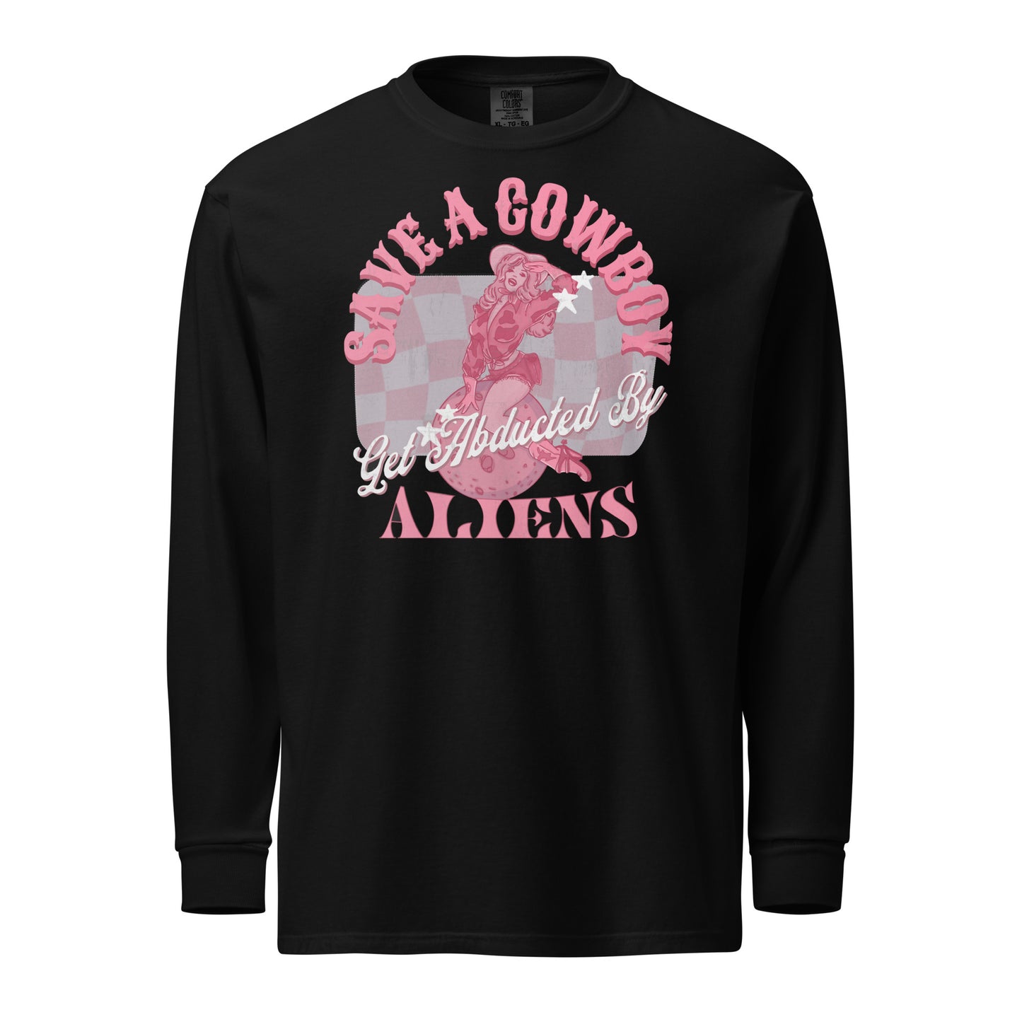 save a cowboy long-sleeve shirt