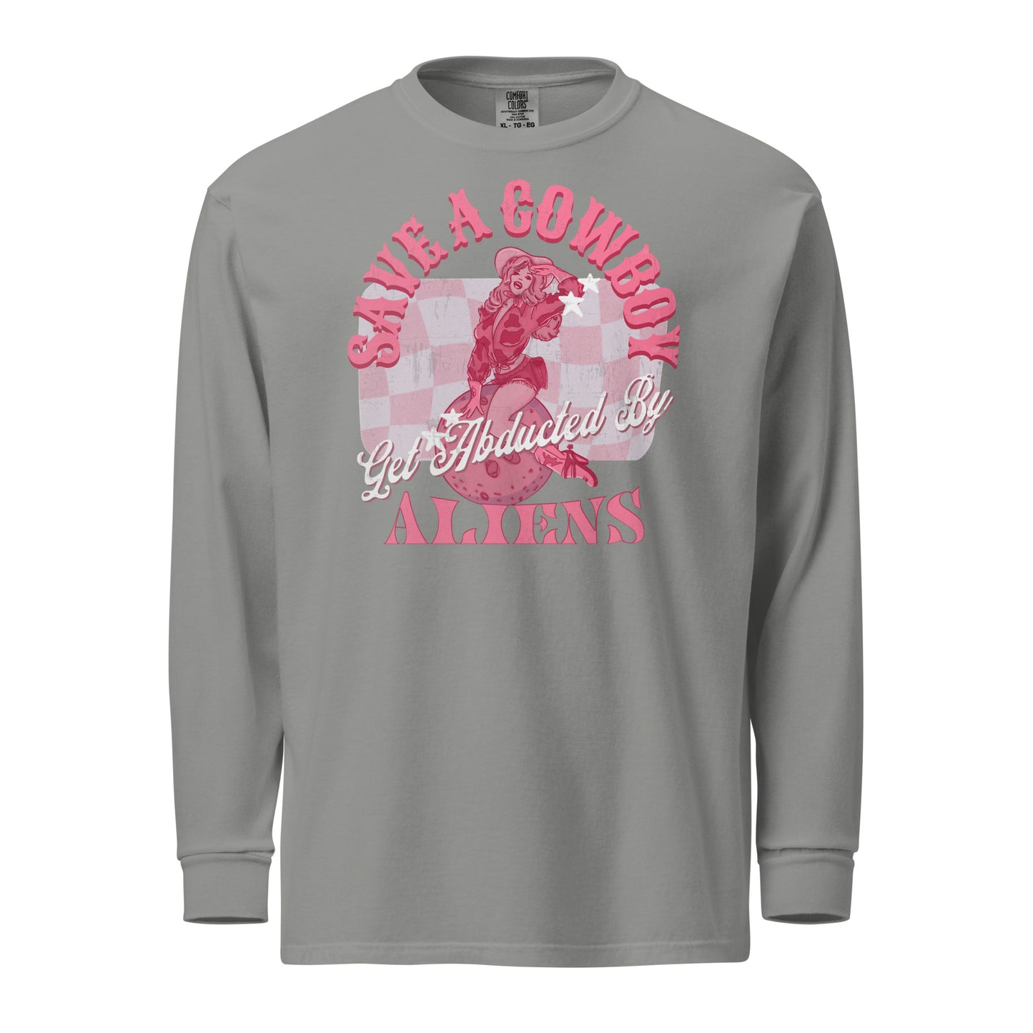 save a cowboy long-sleeve shirt