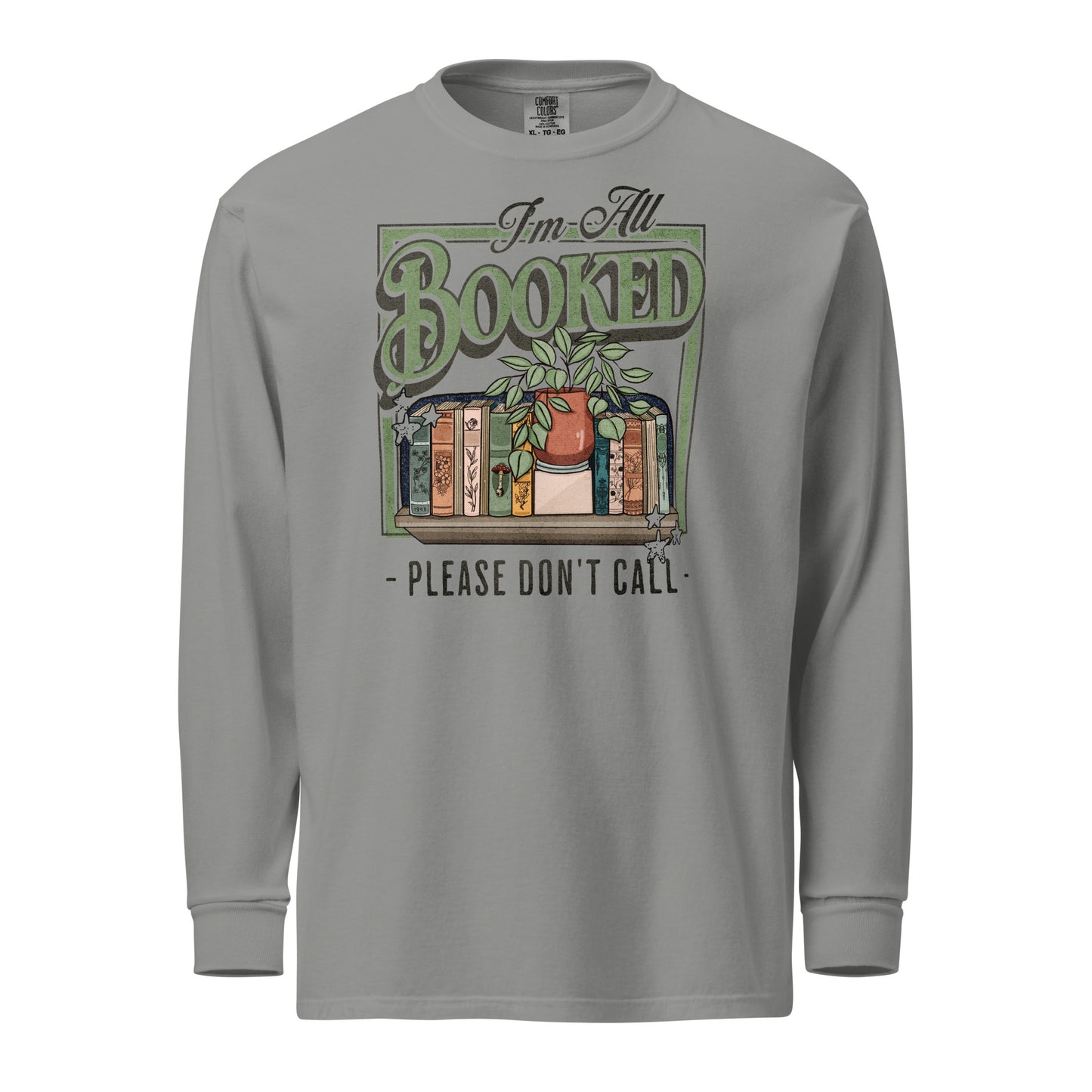 i'm all booked long-sleeve shirt