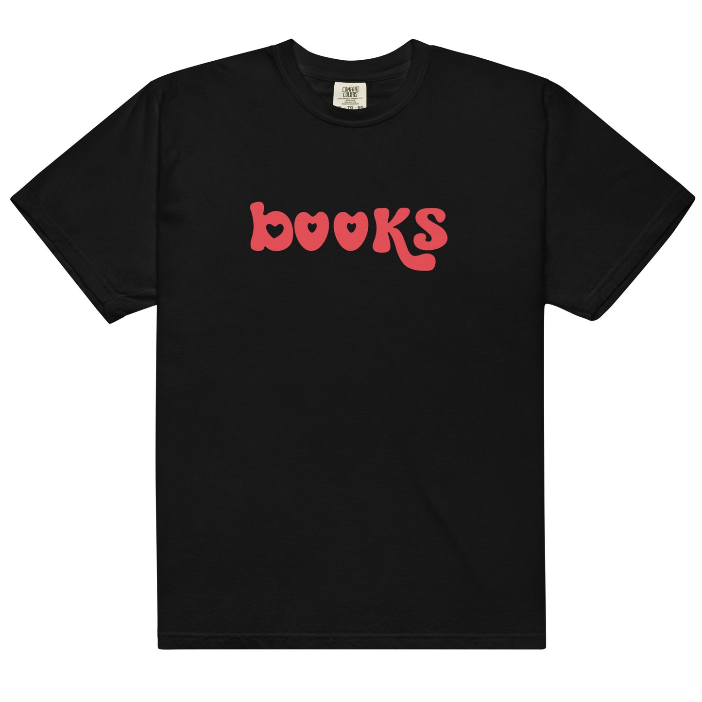 heart books t-shirt