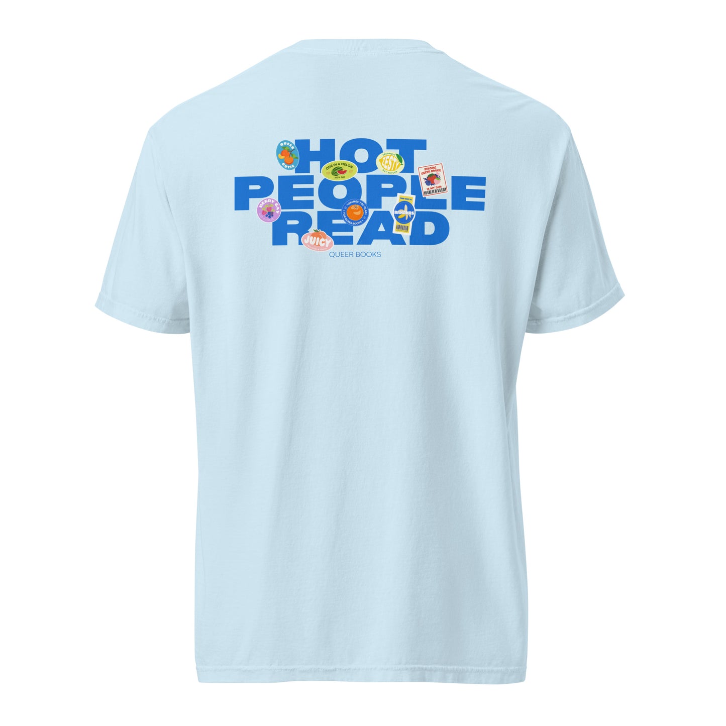 hot people read queer books t-shirt